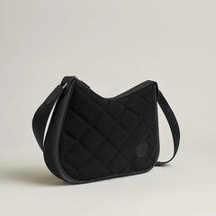 Hermès Woolycot Canvas & Swift Calfskin Messenger Bag