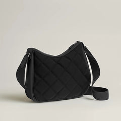 Hermès Woolycot Canvas & Swift Calfskin Messenger Bag